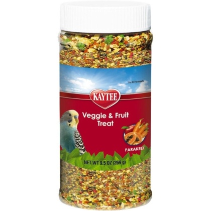 Kaytee Fiesta Fruit & Veggie Treat - Parakeet - 9.5 oz