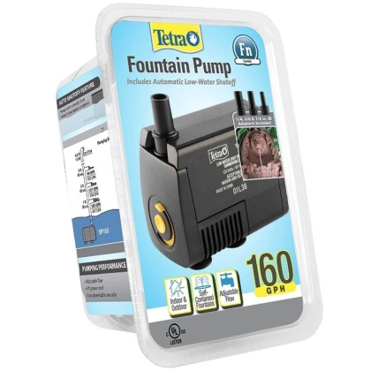 Tetra Pond Statuary Pump with Auto Shut-Off - 160 GPH